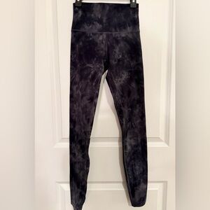Lululemon Black Tie-Dye Align Leggings